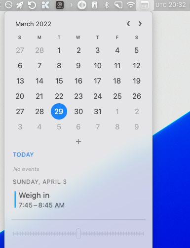 Dato Calendar App